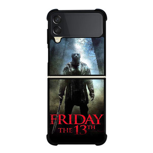 JASON VOORHEES FRIDAY THE 13TH Samsung Galaxy Z Flip 3 Case Cover JASON VOORHEES FRIDAY THE 13TH Samsung Galaxy Z Flip 3 Case Cover