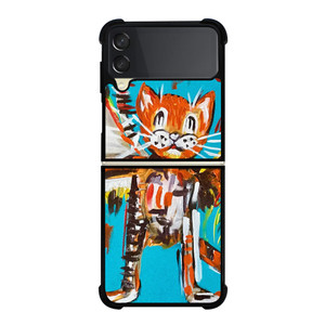JEAN MICHEL BASQUIAT ART Samsung Galaxy Z Flip 3 Case Cover JEAN MICHEL BASQUIAT ART Samsung Galaxy Z Flip 3 Case Cover