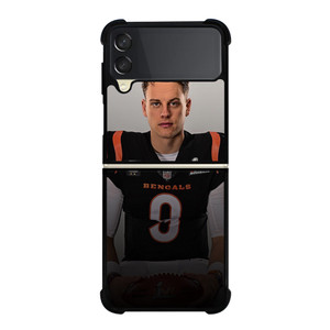 JOE BURROW CINCINNATI BENGALS NFL Samsung Galaxy Z Flip 3 Case Cover JOE BURROW CINCINNATI BENGALS NFL Samsung Galaxy Z Flip 3 Case Cover