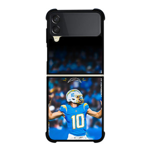 JUSTIN HERBERT LOS ANGELES CHARGERS 3 Samsung Galaxy Z Flip 3 Case Cover JUSTIN HERBERT LOS ANGELES CHARGERS 3 Samsung Galaxy Z Flip 3 Case Cover