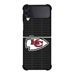 KANSAS CITY CHIEFS FOOTBALL TEXT Samsung Galaxy Z Flip 3 Case Cover