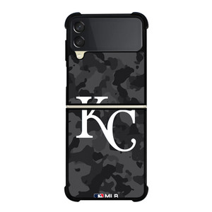 KANSAS CITY ROYALS BASEBALL BLACK CAMO Samsung Galaxy Z Flip 3 Case Cover KANSAS CITY ROYALS BASEBALL BLACK CAMO Samsung Galaxy Z Flip 3 Case Cover