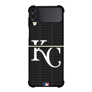 KANSAS CITY ROYALS BASEBALL BLACK Samsung Galaxy Z Flip 3 Case Cover KANSAS CITY ROYALS BASEBALL BLACK Samsung Galaxy Z Flip 3 Case Cover
