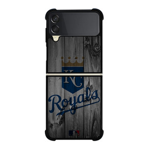 KANSAS CITY ROYALS BASEBALL MLB WOOD LOGO Samsung Galaxy Z Flip 3 Case Cover KANSAS CITY ROYALS BASEBALL MLB WOOD LOGO Samsung Galaxy Z Flip 3 Case Cover
