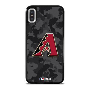 ARIZONA DIAMONDBACKS BASEBALL BLACK CAMO iPhone X / XS Case Cover