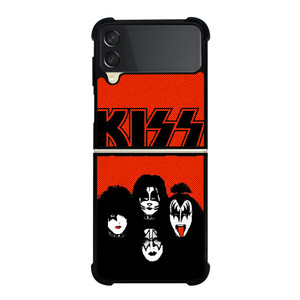 KISS RED ROCK BAND Samsung Galaxy Z Flip 3 Case Cover KISS RED ROCK BAND Samsung Galaxy Z Flip 3 Case Cover