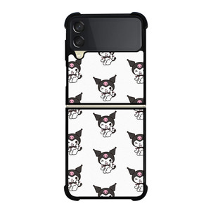 KUROMI CAT ANIME PATTERN Samsung Galaxy Z Flip 3 Case Cover