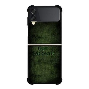 LACOSTE LEATHER Samsung Galaxy Z Flip 3 Case Cover LACOSTE LEATHER Samsung Galaxy Z Flip 3 Case Cover