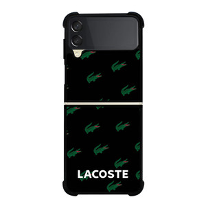 LACOSTE LOGO PATTERN Samsung Galaxy Z Flip 3 Case Cover LACOSTE LOGO PATTERN Samsung Galaxy Z Flip 3 Case Cover