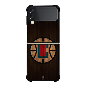 LOS ANGELES CLIPPERS BASKETBALL COURT NBA Samsung Galaxy Z Flip 3 Case Cover