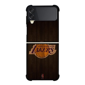 LOS ANGELES LAKERS BASKETBALL COURT NBA Samsung Galaxy Z Flip 3 Case Cover