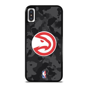 ATLANTA HAWKS BLACK CAMO iPhone X / XS Case Cover