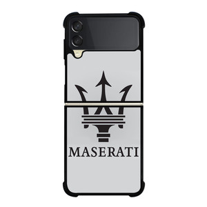 MASERATI FLAT LOGO 2 Samsung Galaxy Z Flip 3 Case Cover MASERATI FLAT LOGO 2 Samsung Galaxy Z Flip 3 Case Cover