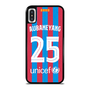 AUBAMEYANG 25 FC BARCELONA 2022 iPhone X / XS Case Cover