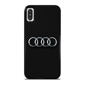 AUDI MOTOR CARBON FIBER iPhone X / XS Case Cover AUDI MOTOR CARBON FIBER iPhone X / XS Case Cover