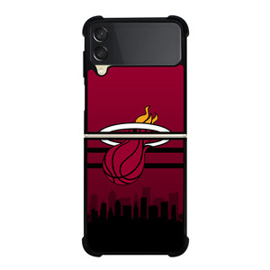MIAMI HEATS NBA SKYLINE Samsung Galaxy Z Flip 3 Case Cover