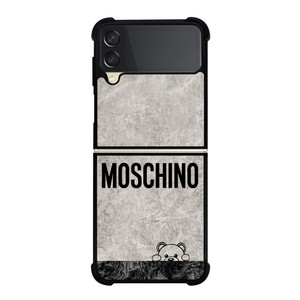 MOSCHINO BEAR HIDING Samsung Galaxy Z Flip 3 Case Cover MOSCHINO BEAR HIDING Samsung Galaxy Z Flip 3 Case Cover