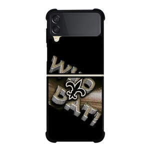 NEW ORLEANS SAINTS NFL FOOTBALL WHO DAT CHANTS Samsung Galaxy Z Flip 3 Case Cover NEW ORLEANS SAINTS NFL FOOTBALL WHO DAT CHANTS Samsung Galaxy Z Flip 3 Case Cover