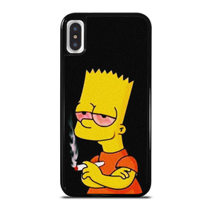 BART SIMPSONS WEEDS CIGARATTE iPhone X / XS Case Cover