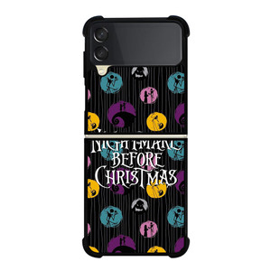 NIGHTMARE BEFORE CHRISTMAS PATTERN Samsung Galaxy Z Flip 3 Case Cover NIGHTMARE BEFORE CHRISTMAS PATTERN Samsung Galaxy Z Flip 3 Case Cover