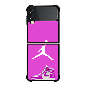 NIKE AIR JORDAN PURPLE Samsung Galaxy Z Flip 3 Case Cover NIKE AIR JORDAN PURPLE Samsung Galaxy Z Flip 3 Case Cover