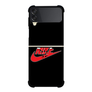 NIKE CHICAGO BULLS SWOOSH Samsung Galaxy Z Flip 3 Case Cover NIKE CHICAGO BULLS SWOOSH Samsung Galaxy Z Flip 3 Case Cover