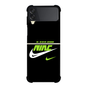 NIKE SWOOSH GREEN Samsung Galaxy Z Flip 3 Case Cover NIKE SWOOSH GREEN Samsung Galaxy Z Flip 3 Case Cover