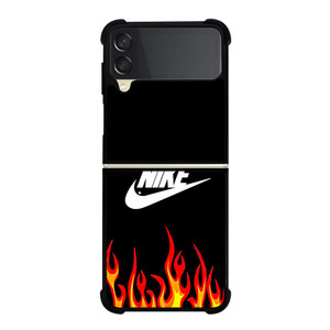 NIKE SWOOSH IN FLAMES Samsung Galaxy Z Flip 3 Case Cover NIKE SWOOSH IN FLAMES Samsung Galaxy Z Flip 3 Case Cover