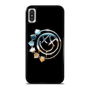BLINK 182 POP PUNK BAND METAL LOGO iPhone X / XS Case Cover