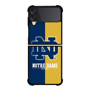 NOTRE DAME FOOTBALL LOGO Samsung Galaxy Z Flip 3 Case Cover NOTRE DAME FOOTBALL LOGO Samsung Galaxy Z Flip 3 Case Cover