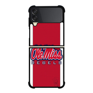 OLE MISS REBELS FOOTBALL Samsung Galaxy Z Flip 3 Case Cover OLE MISS REBELS FOOTBALL Samsung Galaxy Z Flip 3 Case Cover