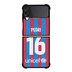 PEDRI 16 FC BARCELONA 2022 Samsung Galaxy Z Flip 3 Case Cover PEDRI 16 FC BARCELONA 2022 Samsung Galaxy Z Flip 3 Case Cover