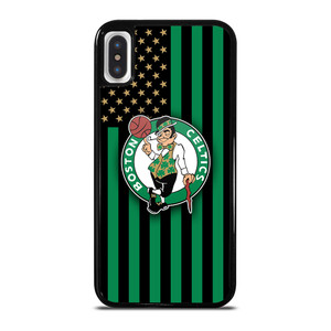 BOSTON CELTICS NBA USA FLAG iPhone X / XS Case Cover BOSTON CELTICS NBA USA FLAG iPhone X / XS Case Cover