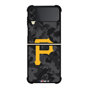 PITTSBURGH PIRATES BASEBALL BLACK CAMO Samsung Galaxy Z Flip 3 Case Cover PITTSBURGH PIRATES BASEBALL BLACK CAMO Samsung Galaxy Z Flip 3 Case Cover
