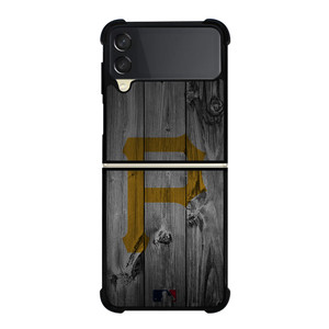 PITTSBURGH PIRATES BASEBALL MLB WOOD LOGO Samsung Galaxy Z Flip 3 Case Cover