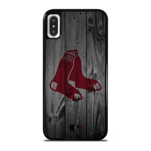 BOSTON RED SOX BASEBALL MLB WOOD LOGO iPhone X / XS Case Cover
