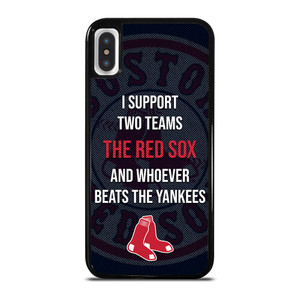 BOSTON RED SOX MLB BASEBALL BANTER FANS 2 iPhone X / XS Case Cover BOSTON RED SOX MLB BASEBALL BANTER FANS 2 iPhone X / XS Case Cover