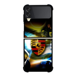 PORSCHE STUTTGART LOGO Samsung Galaxy Z Flip 3 Case Cover PORSCHE STUTTGART LOGO Samsung Galaxy Z Flip 3 Case Cover