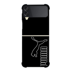 PUMA LOGO BLACK Samsung Galaxy Z Flip 3 Case Cover