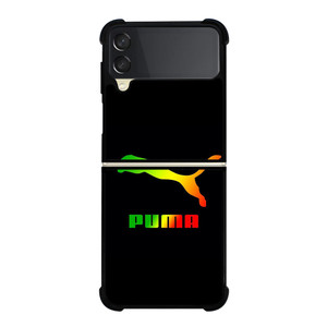PUMA REGGAE COLOR Samsung Galaxy Z Flip 3 Case Cover PUMA REGGAE COLOR Samsung Galaxy Z Flip 3 Case Cover