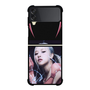 ROSE BLACKPINK PINK VENOM Samsung Galaxy Z Flip 3 Case Cover ROSE BLACKPINK PINK VENOM Samsung Galaxy Z Flip 3 Case Cover