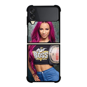 SASHA BANKS WWE WOMAN Samsung Galaxy Z Flip 3 Case Cover SASHA BANKS WWE WOMAN Samsung Galaxy Z Flip 3 Case Cover