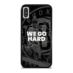 BROOKLYN NETS WE GO HARD iPhone X / XS Case Cover BROOKLYN NETS WE GO HARD iPhone X / XS Case Cover