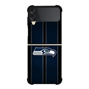 SEATTLE SEAHAWKS NFL METAL STRIPE Samsung Galaxy Z Flip 3 Case Cover SEATTLE SEAHAWKS NFL METAL STRIPE Samsung Galaxy Z Flip 3 Case Cover