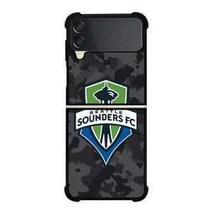 SEATTLE SOUNDERS FC MLS BLACK CAMO Samsung Galaxy Z Flip 3 Case Cover SEATTLE SOUNDERS FC MLS BLACK CAMO Samsung Galaxy Z Flip 3 Case Cover
