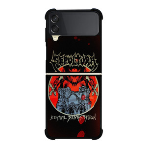 SEPULTURA BESTIAL DEVASTATION Samsung Galaxy Z Flip 3 Case Cover SEPULTURA BESTIAL DEVASTATION Samsung Galaxy Z Flip 3 Case Cover
