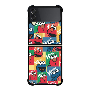 SESAME STREET MUPPETS COLLAGE Samsung Galaxy Z Flip 3 Case Cover SESAME STREET MUPPETS COLLAGE Samsung Galaxy Z Flip 3 Case Cover