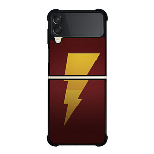 SHAZAM SUPERHERO SYMBOL Samsung Galaxy Z Flip 3 Case Cover SHAZAM SUPERHERO SYMBOL Samsung Galaxy Z Flip 3 Case Cover