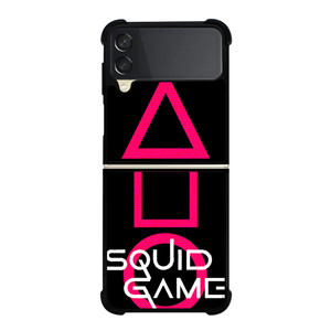 SQUID GAME LOGO NETFLIX Samsung Galaxy Z Flip 3 Case Cover SQUID GAME LOGO NETFLIX Samsung Galaxy Z Flip 3 Case Cover