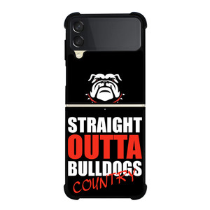 STRAIGHT OUTTA GEORGIA BULLDOGS Samsung Galaxy Z Flip 3 Case Cover STRAIGHT OUTTA GEORGIA BULLDOGS Samsung Galaxy Z Flip 3 Case Cover